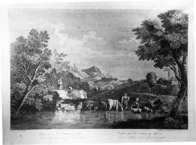 Scena di vita agreste - Villa Vigoni, Menaggio, Como